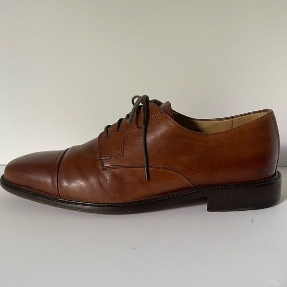 Mens Johnson and Murphy Brown Leather Oxford shoes